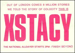 Xstacy, 1 May 88